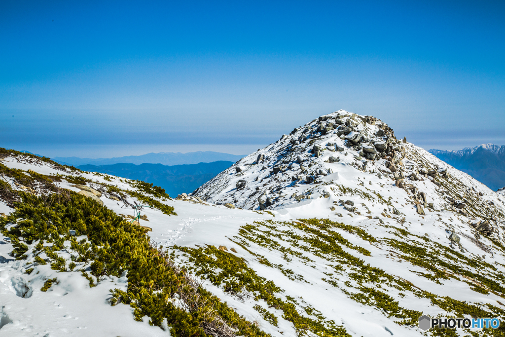 伊那前岳 山頂