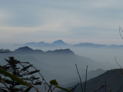 由布岳（裏英彦山より）