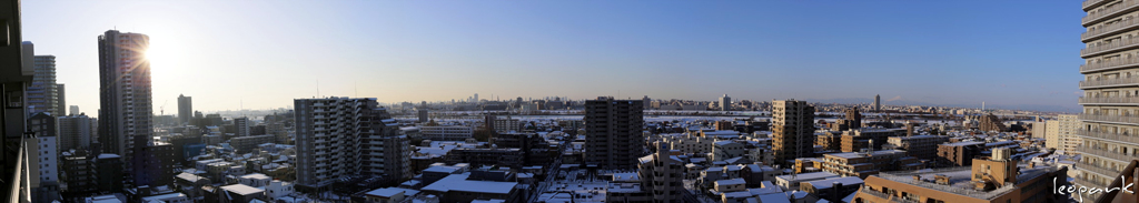 tokyo panorama in Jan. 15 2013