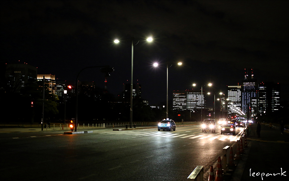 Tokyo night road