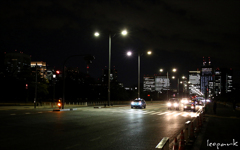 Tokyo night road