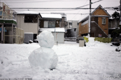 snowman in kawaguchi