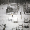 snowing in kawaguchi
