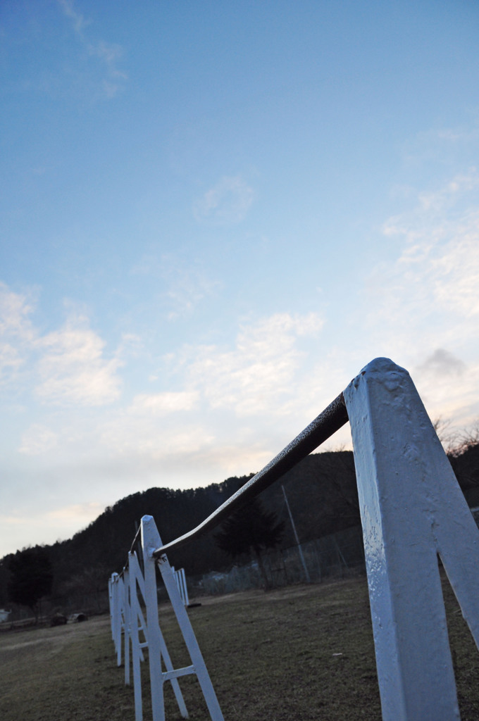 もう　使われない鉄棒