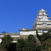 秋晴れの姫路城