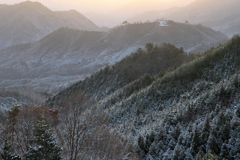 竹田城 ゆき景色