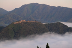 立雲峡朝景