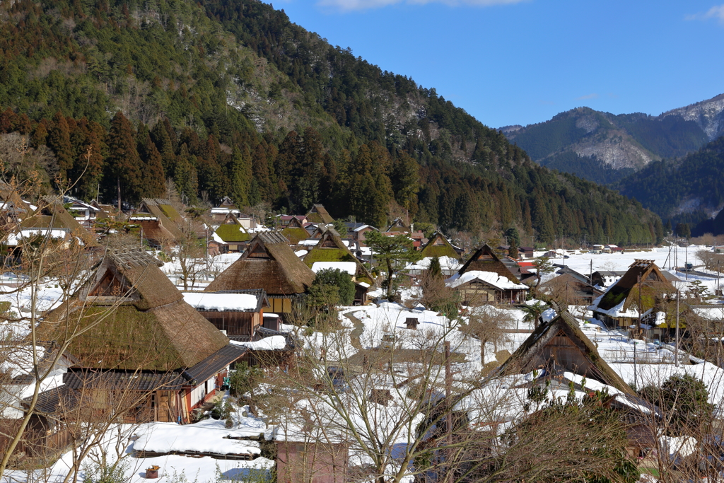 冬の美山郷