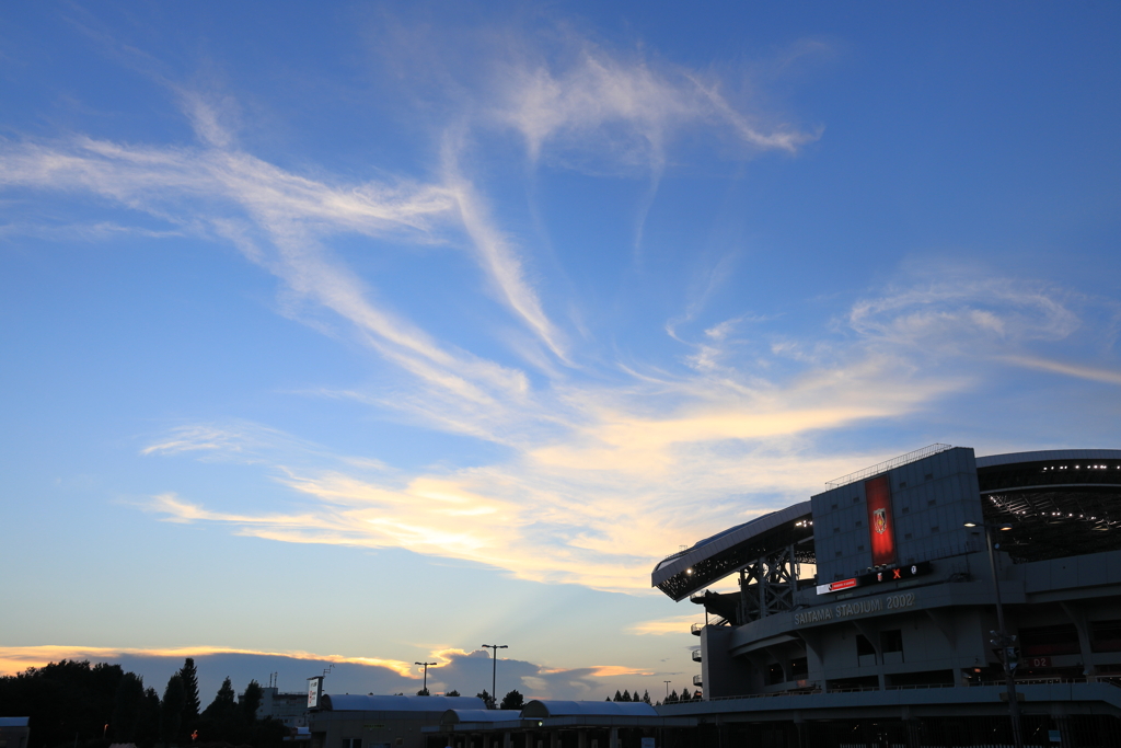 夕暮れスタジアム