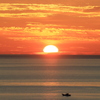 日本海の夕日