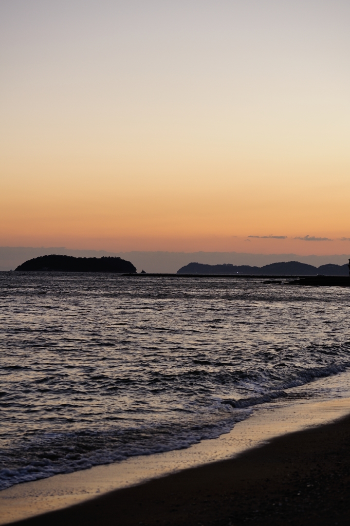 「砂浜からのグラデーション」