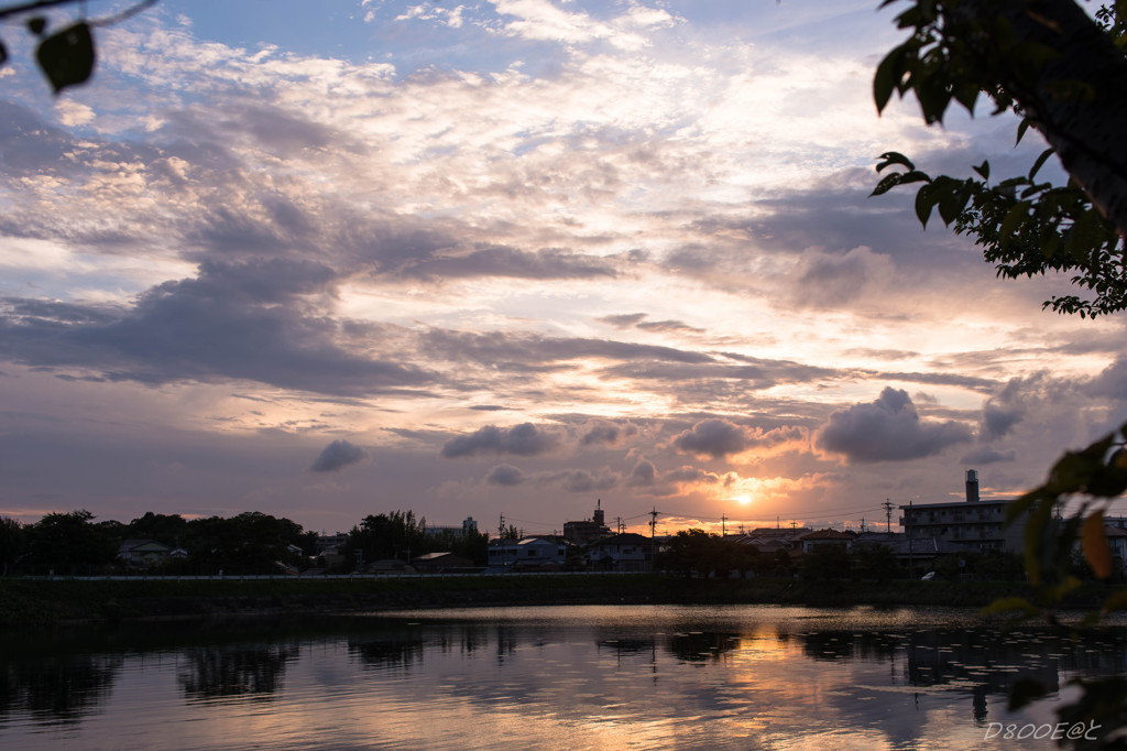 「ぼくのまち夕景」