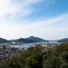 「宇和島城からの眺め」