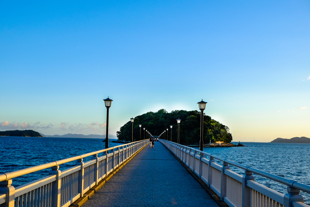 「竹島夕散歩」