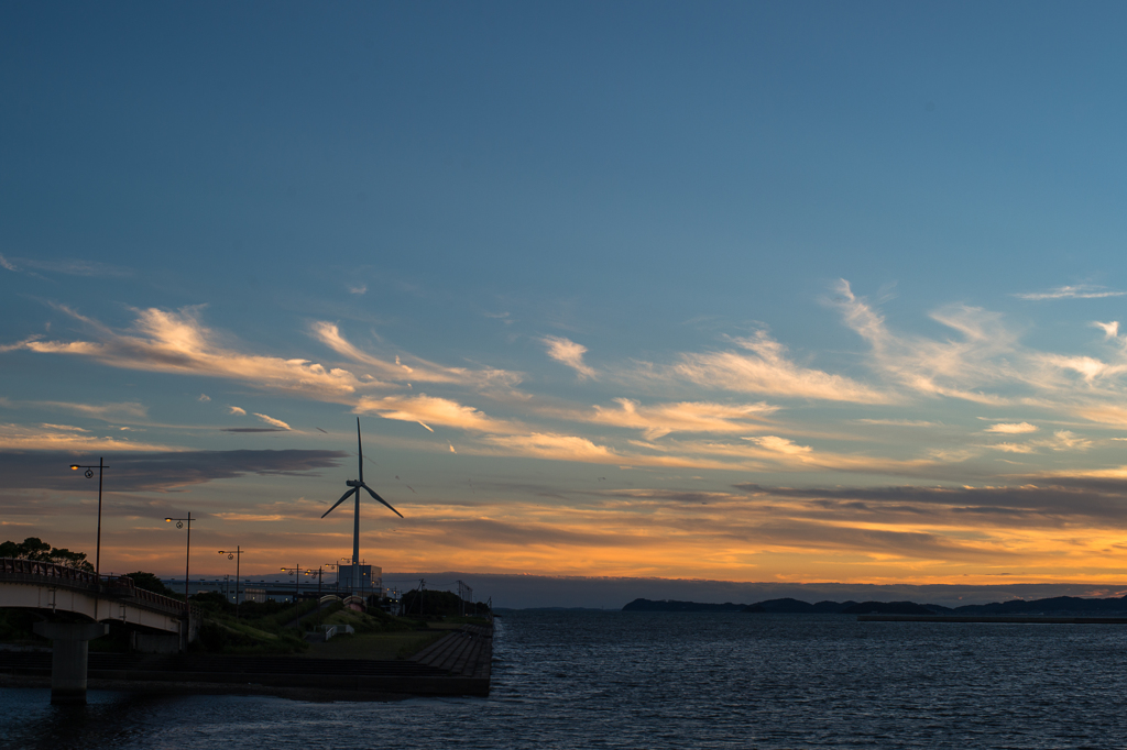 「夕景と」