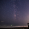 「流れ星が天の川を渡る」