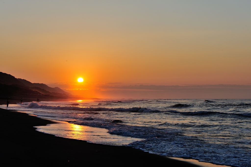「SUN　RISE　OCEAN.3　－波打ち際－」