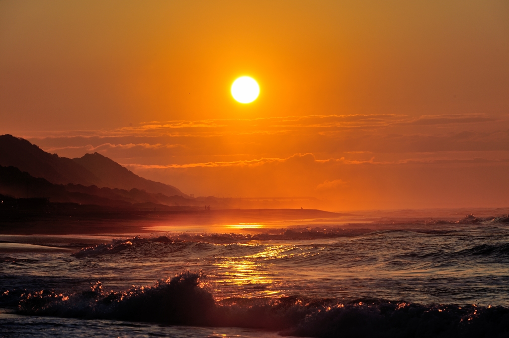 「SUN　RISE　OCEAN.5　－対比－」