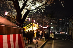 大岡川桜祭り～人気のたこ焼き屋