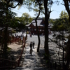 鶴岡八幡宮 〜 木陰より舞殿を望む