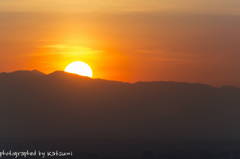 夕日