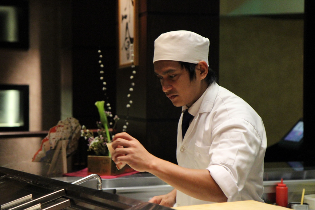 中東の板前さん