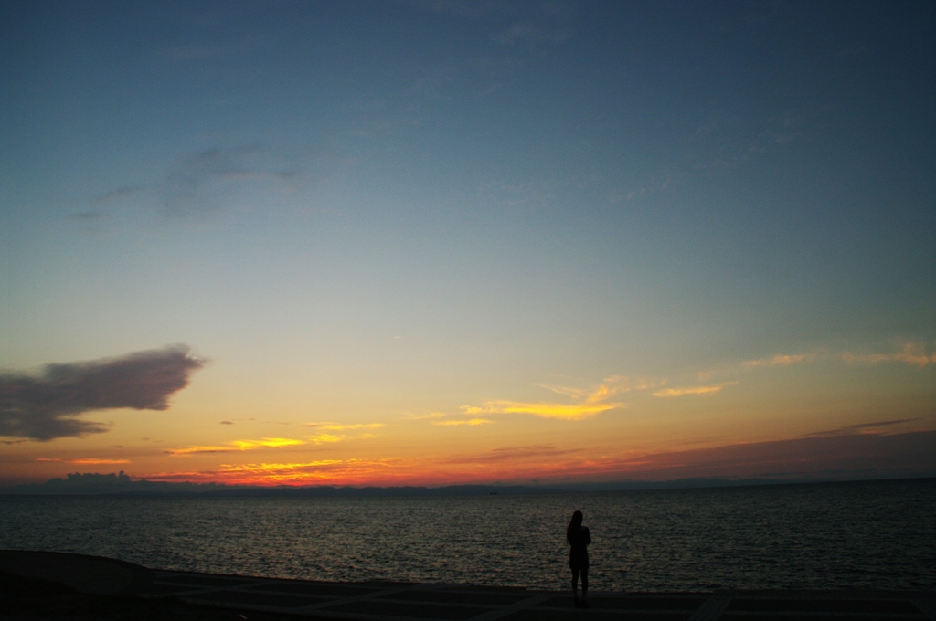 夕焼けと少女Ⅰ