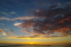 夕暮れ