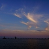 七重浜の夕暮れ