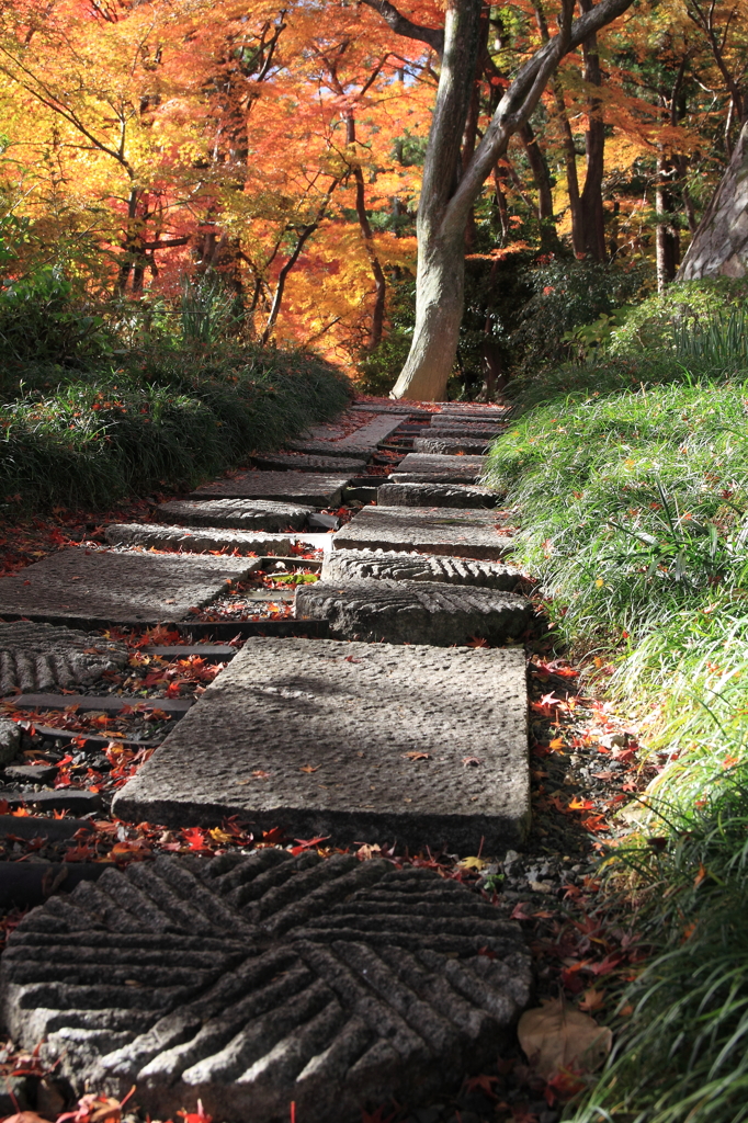 石臼の参道