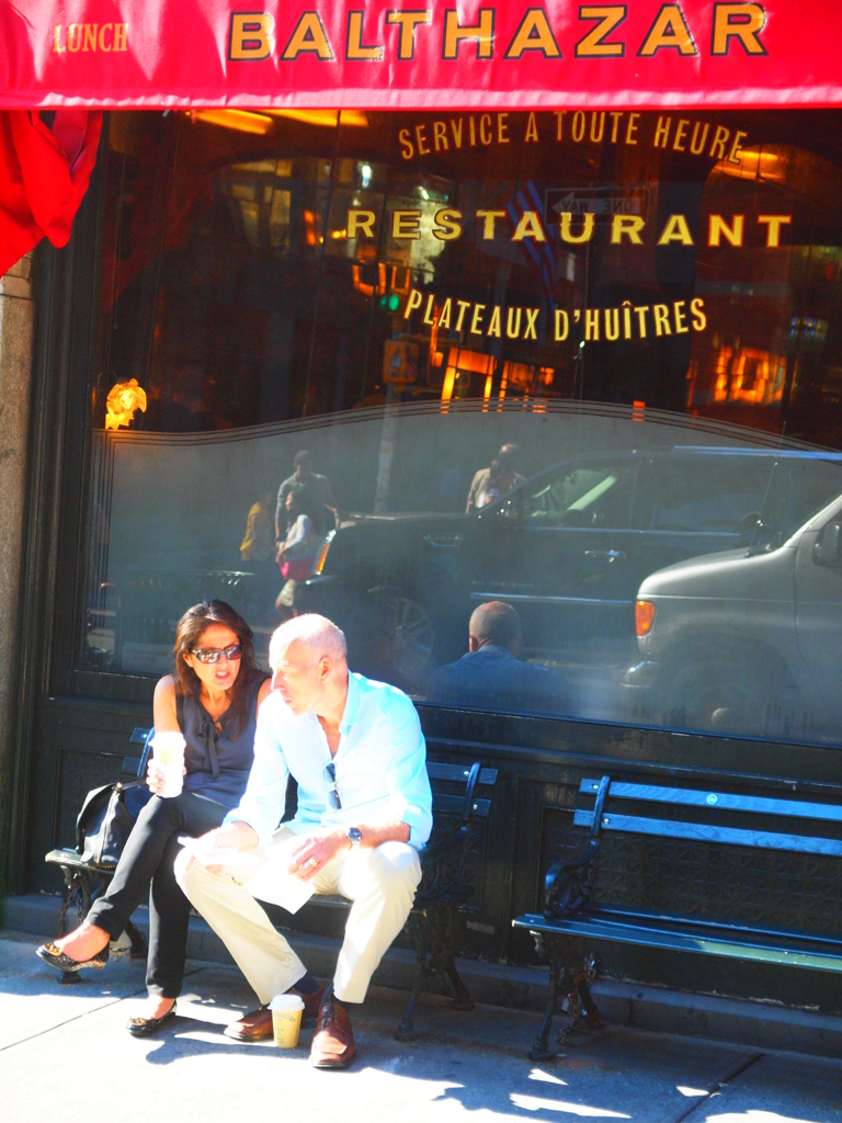 at the cafe
