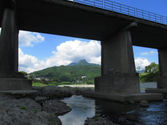 仁淀川の上流の町　越知町　横倉山