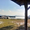 2013年、年始の琵琶湖の畔