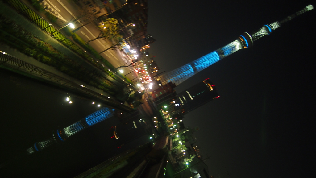 逆さスカイツリー