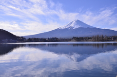逆さ富士