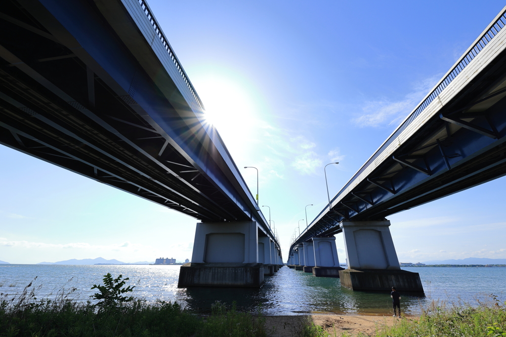 朝の大橋