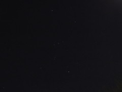 オリオン座が写った　１