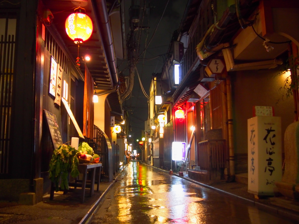 夜の先斗町