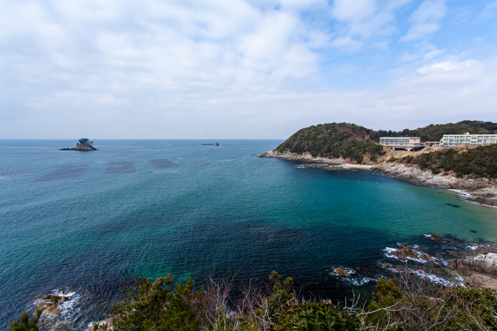 篠島　歌碑公園より