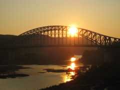 2011.0717 北上川夕暮③