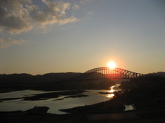 2011.0717 北上川夕暮①