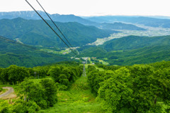 八海山ロープウェイ山頂駅より