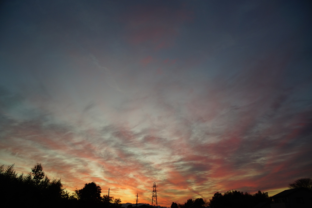 今日の夕暮れ20251123