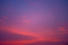 ７月２６日の夕日