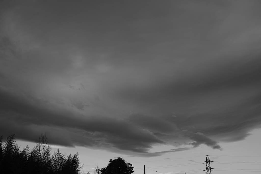 雲のグラデーション