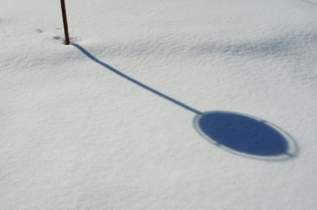 雪の情景・影