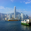 香港の空と海
