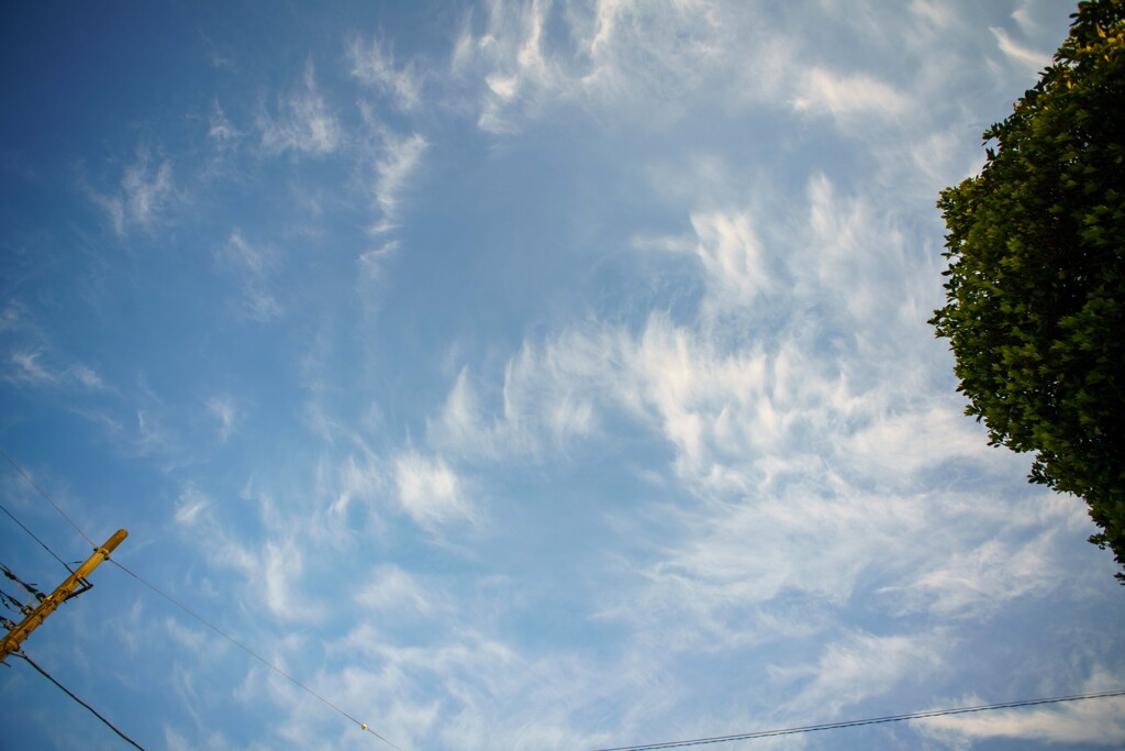 ４月の空