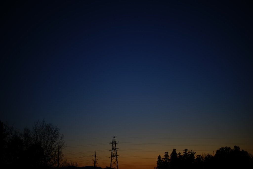 今日の夕焼け