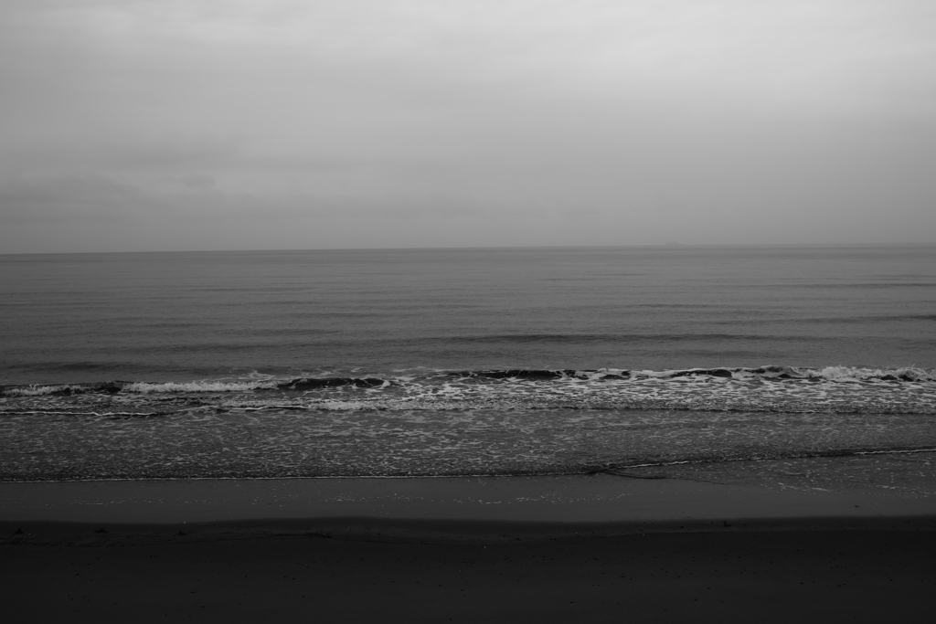 雨の日本海